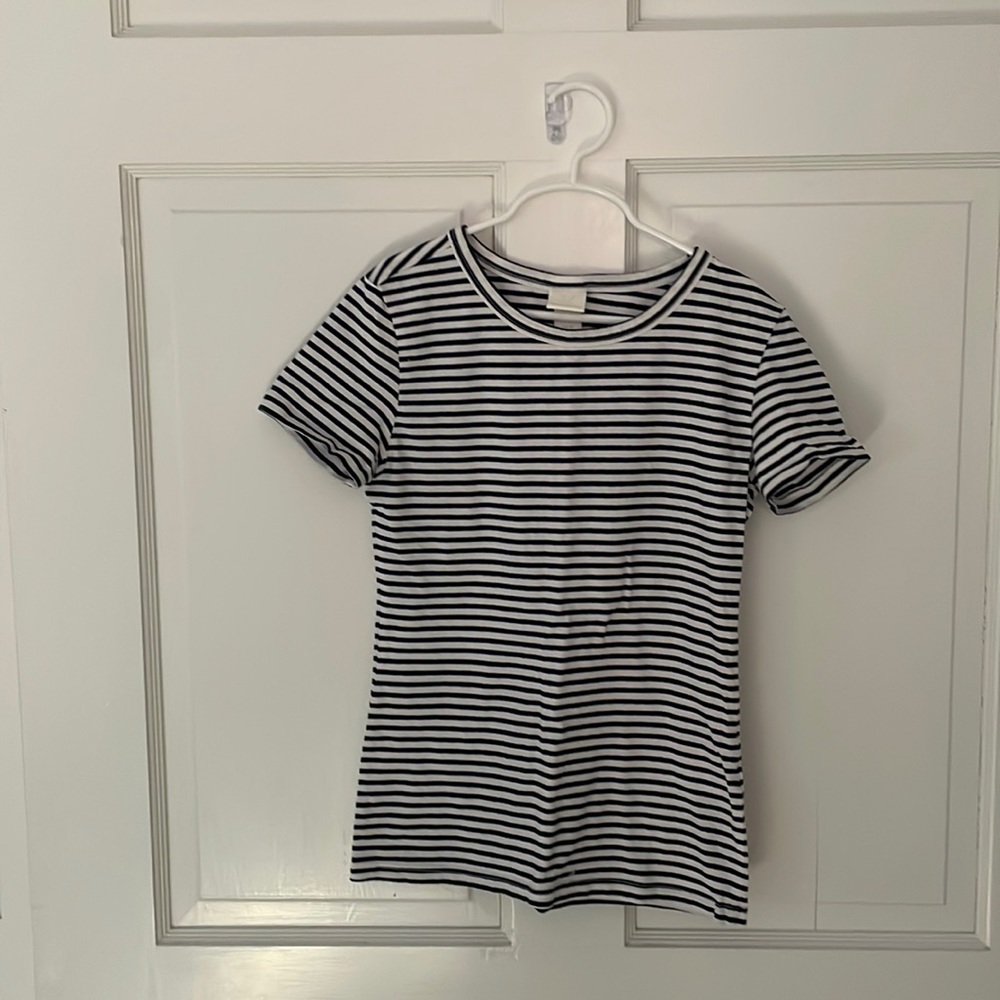 Black and white striped shirt from H&M